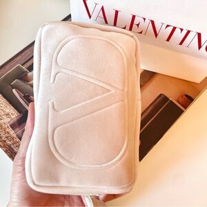Valentino Velvet ‎ Zip Cosmetic Bag